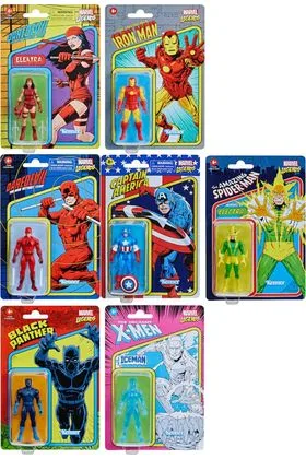 MARVEL LEGENDS RETRO SURTIDO 8 FIGURAS 9.5 CM MARVEL LEGENDS F26485L01