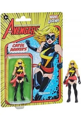 CAPITANA MARVEL FIGURA 9.5 CM MARVEL LEGENDS RETRO