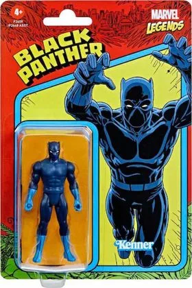 BLACK PANTHER FIGURA 9.5 CM MARVEL LEGENDS RETRO F26595X0