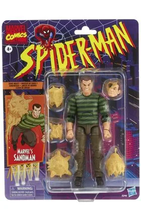 SANDMAN FIGURA 15 CM SPIDER-MAN MARVEL LEGENDS RETRO SERIES RE-RUN