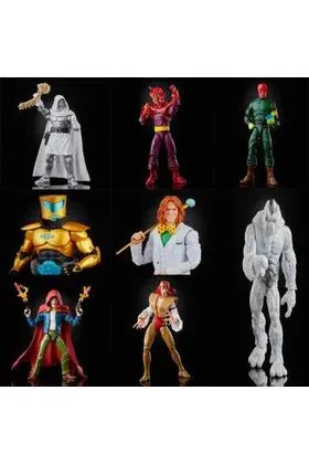 SURTIDO SUPER VILLANOS 8 FIGURAS 15 CM MARVEL LEGENDS BUILD A FIGURE XEMNU F27945L0