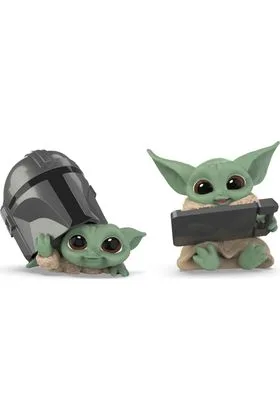 Pack the Child Baby Yoda Casco+tablet Set 2 Figuras 5,5CM Star Wars the Bounty Collection