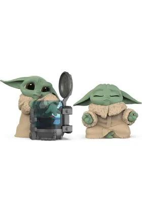 PACK THE CHILD BABY YODA CURIOSO+MEDITANDO SET 2 FIGURA 5,5CM STAR WARS THE BOUNTY COLLECT