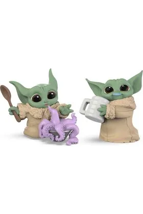 PACK THE CHILD BABY YODA PULPO+ JARRA SET 2 FIGURAS 5,5CM STAR WARS THE BOUNTY COLLECTION