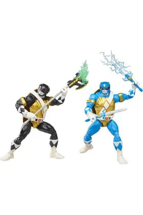 DONATELLO & LEONARDO SET 2 FIG 15 CM POWER RANGERS & TMNT  LIGHTNING COL F29675L0