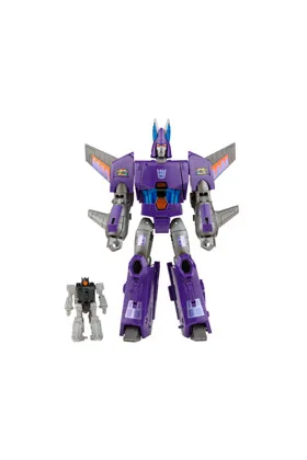CYCLONUS & NIGHTSTICK FIGURA 17,5 CM TRANSFORMERS LEGACY VOYAGER CLASS TRA GENERATION SELE