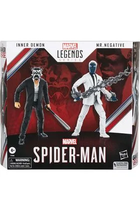SET INNER DEMMON & MR NEGATIVE FIGURAS 15 CM SPIDERMAN GAMEVERSE MARVEL LEGENDS SERIES F34