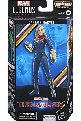 CAPTAIN MARVEL FIGURA 15 CM THE MARVELS MARVEL LEGENDS SERIES