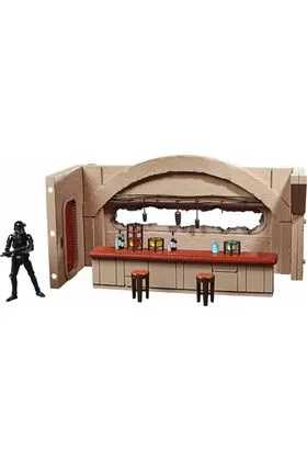 SET NEVARRO CANTINA & DEATH TROOPER FIG. 9,5 CM THE MANDALORIAN STAR WARS VINTAGE F39025