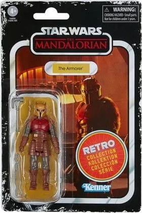 VIN THE ARMORER FIGURA 9,5 CM SW THE MANDALORIAN RETRO COLLECTION F44585X0