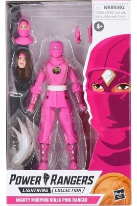 NINJA PINK RANGER FIG. 15 CM MIGHTY MORPHIN POWER RANGERS LIGHTNING COLLLECTION
