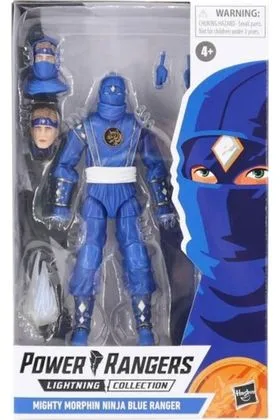 NINJA BLUE RANGER FIGURA 15 CM POWER RANGERS LIGHTNING COLLECTION F46795X0