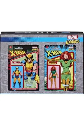 PHOENIX & WOLVERINE SET 2 FIGURAS 9.5 CM MARVEL LEGENDS RETRO F47415L0