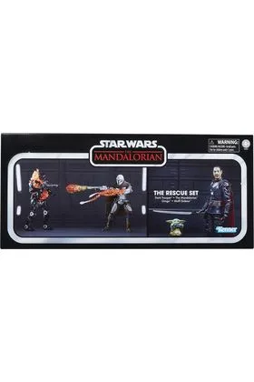 VIN THE RESCUE SET FIGURA 9,5 CM STAR WARS THE MANDALORIAN VINTAGE COLLECTION