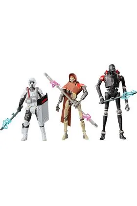 SET 3 FIGURAS 9,5 CM SW JEDI SURVIVOR SW GAMING GRATS VINTAGE F55645L0
