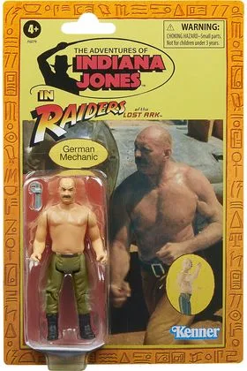 GERMAN MECHANIC FIG 9,5 CM INDIANA JONES RAIDERS OF THE LOST ARK RETRO COLLECTION
