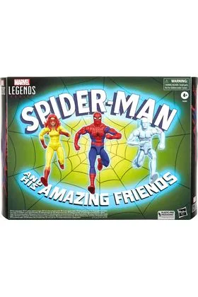 SPIDER-MAN & HIS AMAZING FRIENDS PACK 3 FIGURA 15 CM MARVEL LEGEND SERIES