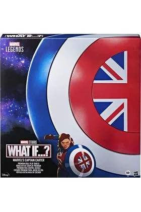 CAPTAIN CARTER PREMIUM SHIELD RÉPLICA 60 CM WHAT IF MARVEL LEGENDS SERIES 1:1 SCALE