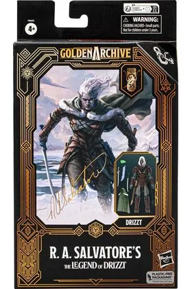 DRIZZT FIGURA 15 CM DUNGEONS & DRAGONS R.A. SALVATORE THE LEGEND OF DRIZZT GOLDEN ARCHIVE
