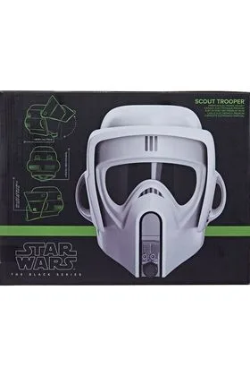 SCOUT TROOPER CASCO ELECTRONICO PREMIUM REPLICA 1:1 STAR WARS: RETURN OF THE JEDI THE BLAC