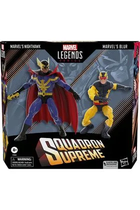NIGHTHAWK & BLUR SET 2 FIGURA 15 CM SQUADRON SUPREME MARVEL LEGENDS SERIES