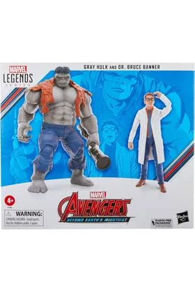 GRAY HULK & DR. BRUCE BANNER SET 2 FIG. 15 CM MARVEL LEGENDS
