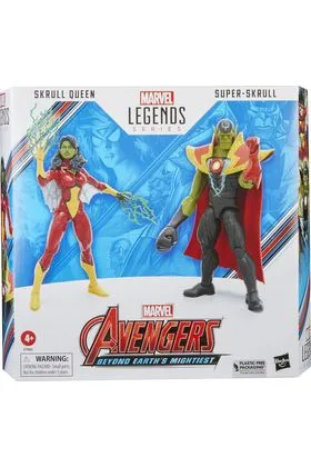 SKRULL QUEEN & SUPER-SKRULL SET 2 FIG. 15 CM AVENGERS 60TH ANNIVERSARY MARVEL LEGENDS