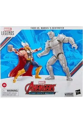 THOR VS. DESTROYER SET 2 FIGURA15 CM AVENGERS 60TH ANNIVERSARY MARVEL LEGENDS