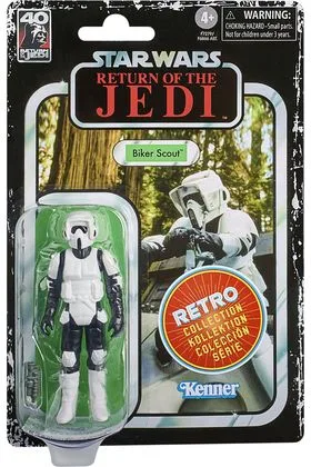 BIKER SCOUT FIG 9,5 CM SW RETURN OF THE JEDI STAR WARS RETRO F72795X2