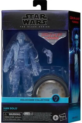 HAN SOLO FIGURA 15 CM STAR WARS: HOLOCOMM COLLECTION THE BLACK SERIES