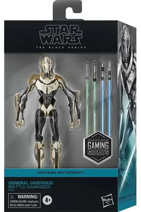 GENERAL GRIEVOUS (BATTLE DAMAGED) FIG. 15 CM STAR WARS BATTLEFRONT II THE BLACK SERIES