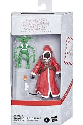JAWA & SALACIOUS B. CRUMB HOLIDAY EDITION FIGURA 15 CM STAR WARS: THE BLACK SERIES