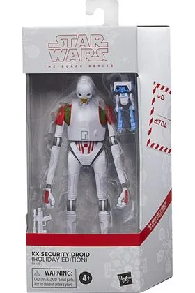 KX SECURITY DROID HOLIDAY EDITION FIGURA 15 CM STAR WARS THE BLACK SERIES