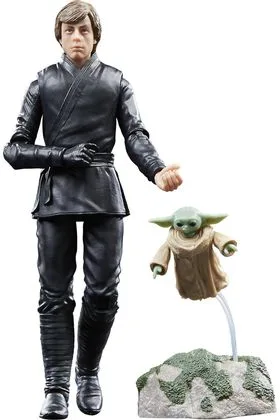 LUKE SKYWALKER & GROGU PACK 2 FIGURA 15 CM STAR WARS THE BOOK OF BOBA FETT THE BLACK SERIE