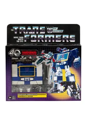 DECEPTICON COMMUNICATOR SOUNDWAVE & LASERBEAK & RAVAGE SET FIG. G1 UNIVERSE TRANSFORMERS R