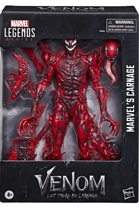 CARNAGE FIG. 15 CM LET THERE BE CARNAGE MARVEL LEGENDS SERIES