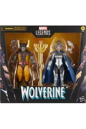 WOLVERINE BROOD VERSION & LILANDRA NERAMANI PACK 2 FIGURA 15 CM  X-MEN MARVEL LEGENDS SERI