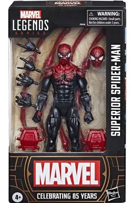 SUPERIOR SPIDER-MAN CELEBRATING 85 YEARS VER. FIG. 15 CM  MARVEL LEGENDS SERIES