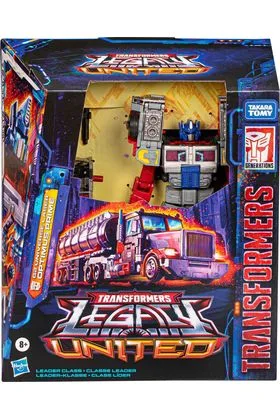 OPTIMUS PRIME LEADER CLASS FIGURA 19 CM G2 UNIVERSE LASER TRANSFORMERS LEGACY UNITED