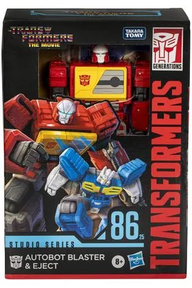 AUTOBOT BLASTER & EJECT VOYAGER CLASS SET FIGURA 16,5 CM TRANSFORMERS: THE MOVIE STUDIO SERIES  RE-R