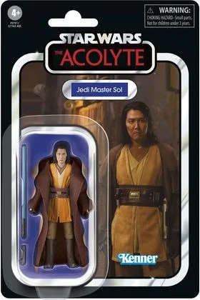 JEDI MASTER SOL FIGURA 9,5 CM STAR WARS THE ACOLYTE THE VINTAGE COLLECTION