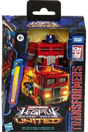 OPTIMUS PRIME DELUXE CLASS FIG. 14 CM G1 UNIVERSE TRANSFORMERS LEGACY UNITED