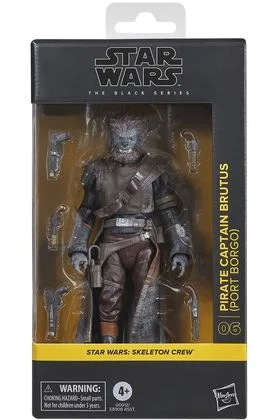 PIRATE CAPTAIN BRUTUS (PORT BORGO) FIGURA 15 CM STAR WARS: SKELETON CREW THE BLACK SERIES