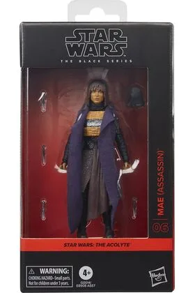 MAE ASSASSIN FIGURA 15 CM STAR WARS: THE ACOLYTE THE BLACK SERIES