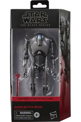 SUPER BATTLE DROID FIG. 15 CM STAR WARS ATTACK OF THE CLONES THE BLACK SERIES