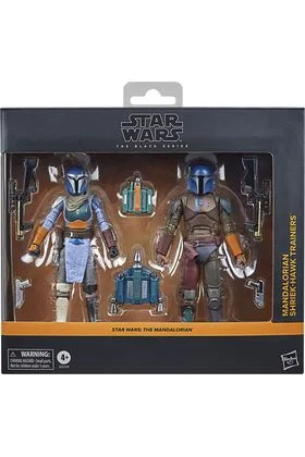 SHRIEK-HAWK TRAINERS PACK 2 FIGURA 15 CM STAR WARS: THE MANDALORIAN THE BLACK SERIES
