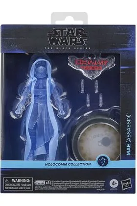 MAE ASSASSIN FIGURA 15 CM STAR WARS: THE ACOLYTE HOLOCOMM COLLECTION THE BLACK SERIES