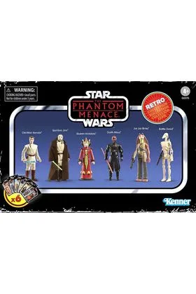PHANTOM MENACE MULTIPACK 6 FIGURA 9,5 CM  STAR WARS: THE PHANTOM MENACE RETRO COLLECTION