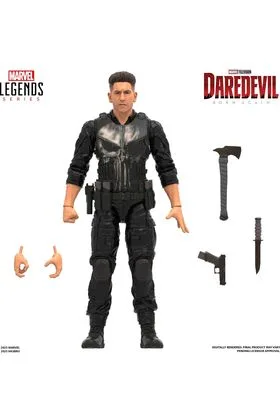 PUNISHER FIGURA 15 CM DAREDEVIL BORN AGAIN MARVEL LEGENDS SERIES