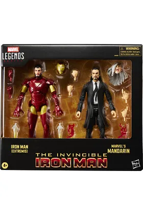 IRON MAN AND MANDARIN FIGURAS 15 CM MARVEL MARVEL LEGENDS